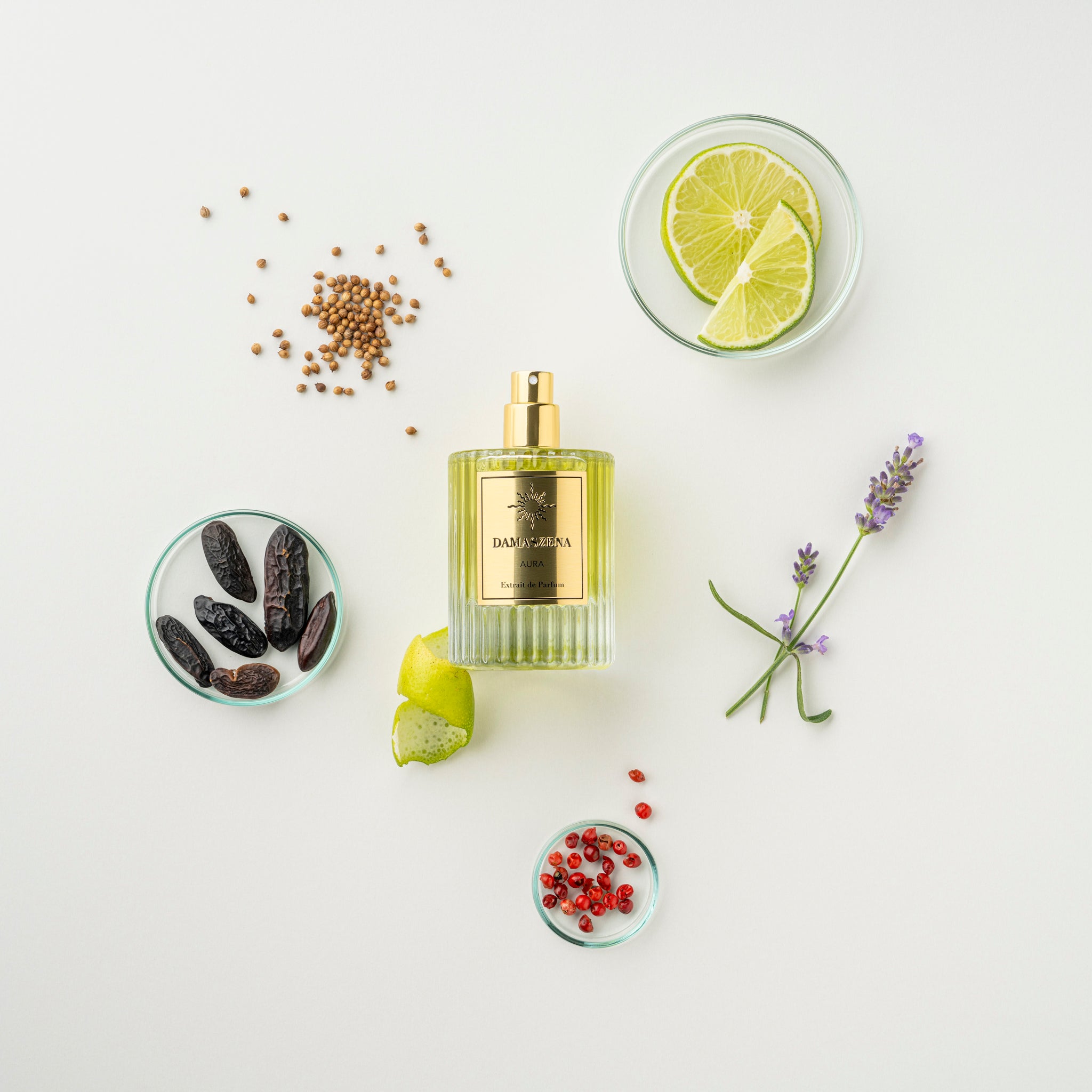 DAMASZENA_AURA_BERGAMOTTE LAVENDEL CARDAMOM ZITRONE Extrait de Parfum 50ml