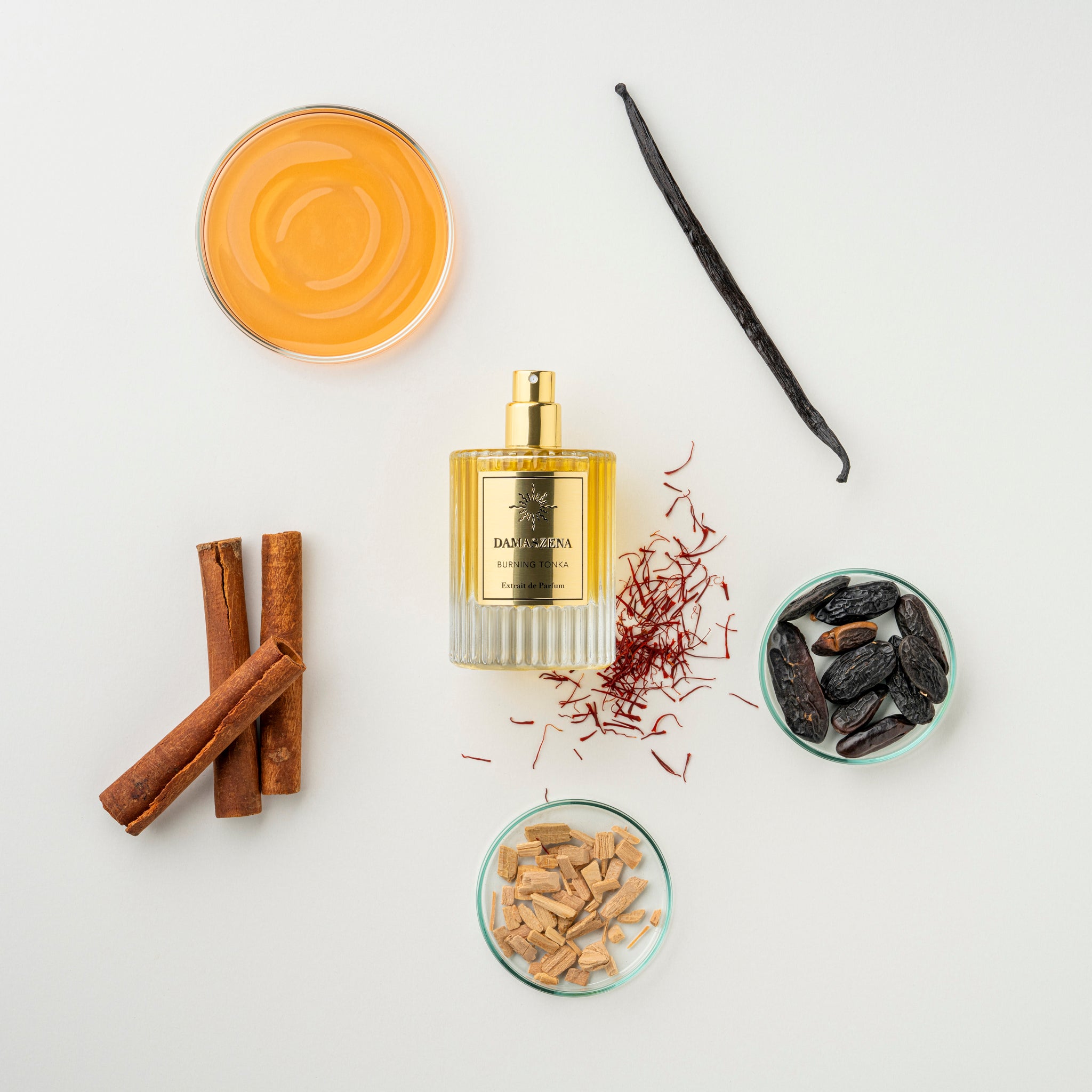 DAMASZENA_BURNING TONKA_VANILLE ZIMT COGNAC Extrait de Parfum 50ml